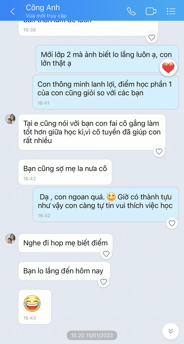 Feedback từ phụ huynh